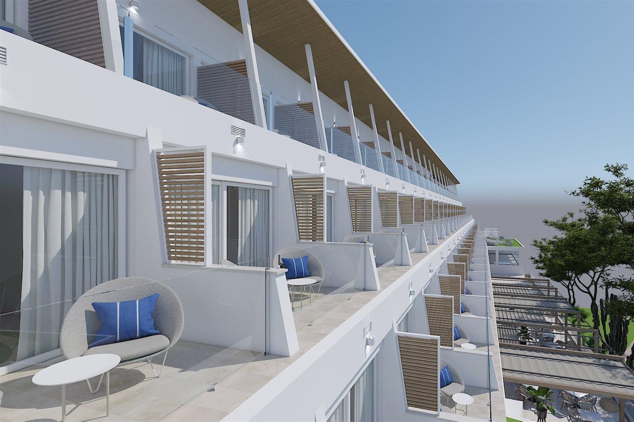 Grupotel Molins Cala San Vicente  Exterior photo 3D rendering of a hotel